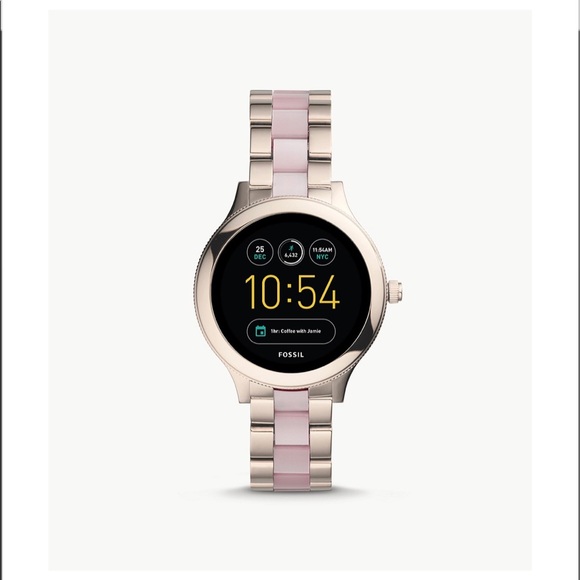 fossil smartwatch pink